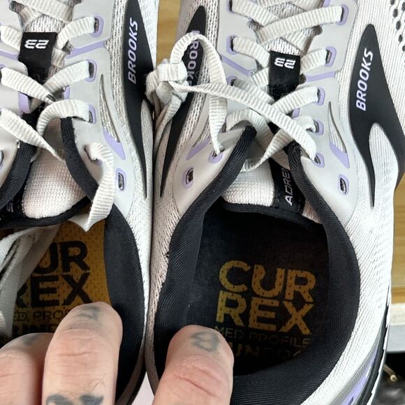 Brooks Womens Adrenaline GTS 23 1203811D039 Gray Running Sneakers Sz 11.5 D WIDE - Picture 11 of 11